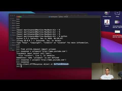 001 Consuming Web Services with URL library Python