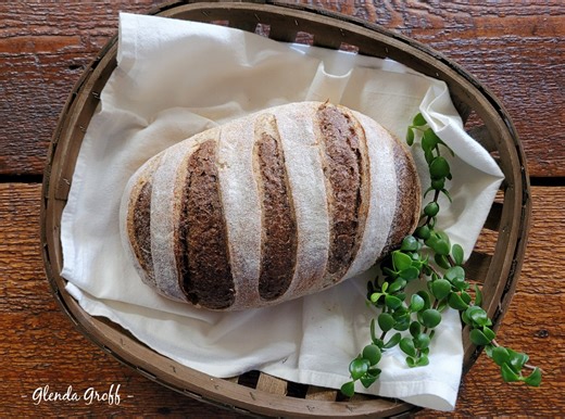 Marbled Rye Sourdough Bread, THM E, DF, SF