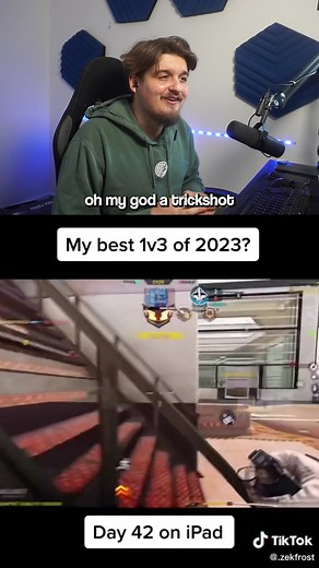 Best 1v3 COD Mobile Gameplay on Day 42 iPad - Epic Trick Shot!