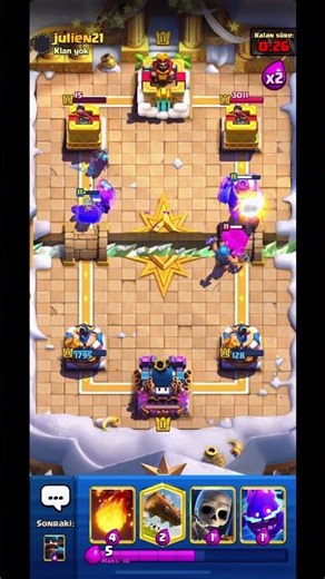KD Vs KD Eşleşmesi #clashroyale #clash #supercell #games #gaming