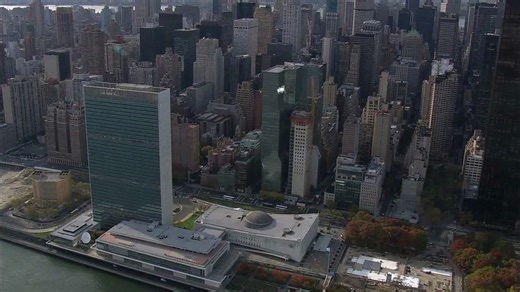 Drone Views of the UN Headquarters