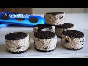 [材料4つ・ゼラチンなし] 簡単冷やすだけ！オレオチーズサンド作り方 Oreo cheese sandwich 오레오 치즈 샌드위치