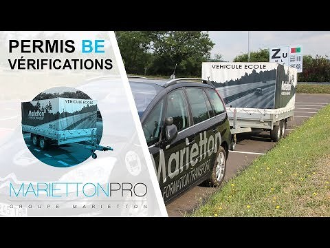 Vérifications permis BE (Remorque)