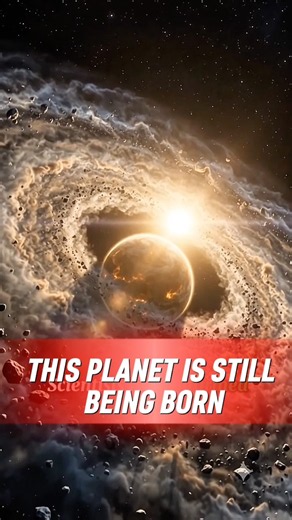 Scientists Found a Planet Less Than 1 Million Years Old! 🌌 #space #exoplanets #shorts