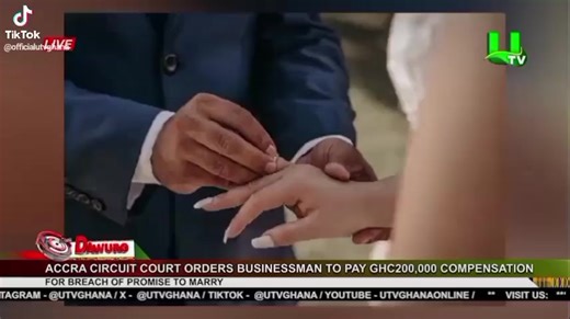 a ghanaian business man ordered by the Court to pay 200, 000gh to his girlfriend #girlfriend
