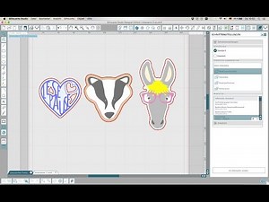 Silhouette Studio - Print and Cut Schnitteinstellungen vornehmen