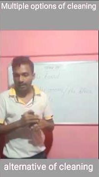 Multiple ways to say clean🙂 | Sweeper,dust, mop #shorts