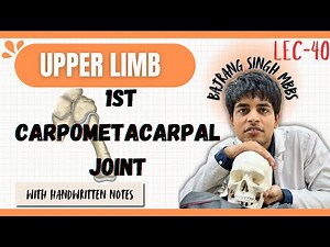 first carpometacarpal joint anatomy l upper limb anatomy