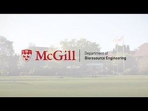 Department of Bioresource Engineering at McGill University - Quick Introduction