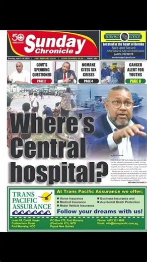 WHERE IS CENTRAL HOSPITAL?