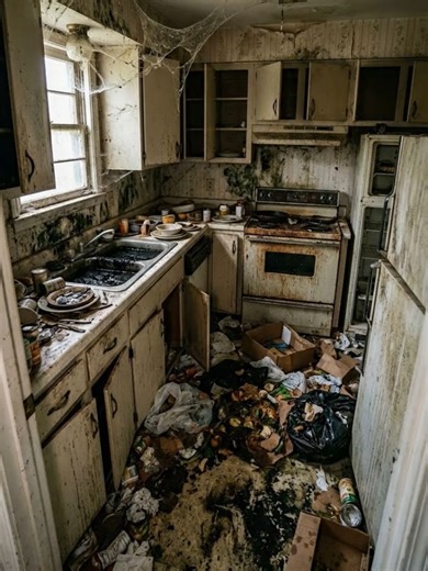 Abandoned Kitchen Transformation: From Filth to Fresh