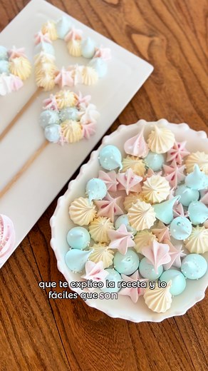 Cómo hacer merenguitos suizos fáciles y coloridos