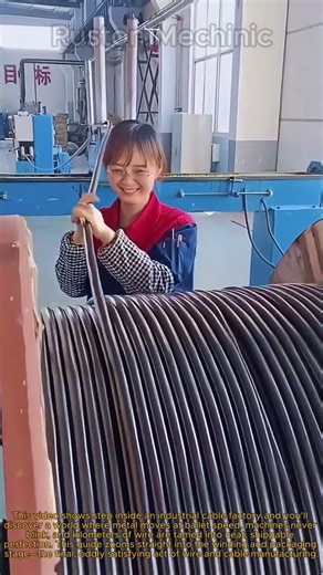 Inside an Industrial Cable Factory Winding & Packaging Process: Amazing Machines for Making Wires
