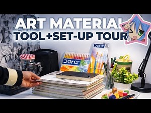 ART SETUP TOUR 🤯 ! My Full Art Setup & Total Cost Reveal 🤑 || Artbyasif01
