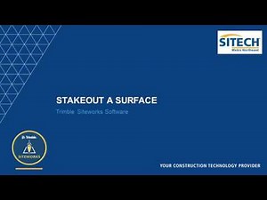 Siteworks - 06 - Stakeout a Surface