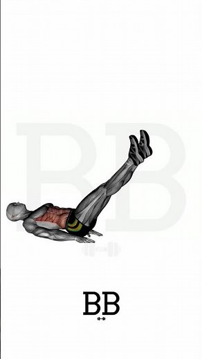 Lying Leg Raise (ABS): The Best Move for Lower Ab Definition! 🛡️🔥