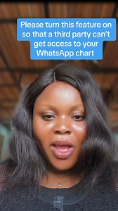 278K views · 3.5K reactions | Please do this to stop a third person to get access to your chart on WhatsApp | Ohenewaa Betty Dabanka | Facebook