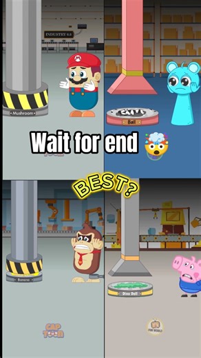 Which Item Is the🤯 BEST? 🤔🍄 Funny Cartoon Challenge Compilation!😂#animation#shortvideo#viral#funny