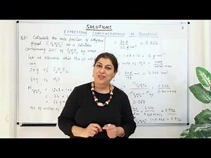 XII-2 # 3, Expressing Concentrations Of Solutions -Practice Problems