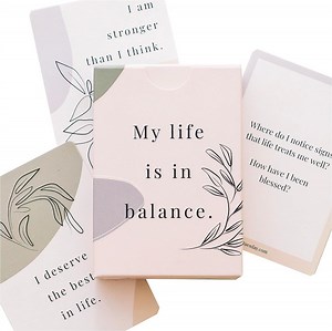 [Hot Item] Daily Empowering Inspirational Questions for Therapy Positive and Motivational Cards for Meditation