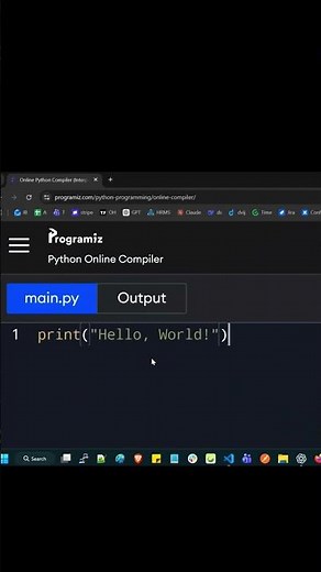 Gen Z Developer Writes Hello World Using AI 😂