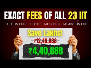 IIT Fees Full Breakdown 💰 | All 23 IITs Fee Structure & Waiver Explained