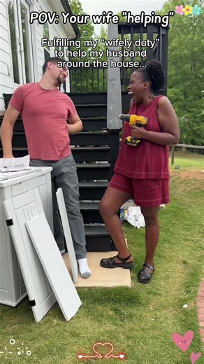 POV: When Your Other Half 💕 Helps 🤣 #funny #couple #prank #viral #trending