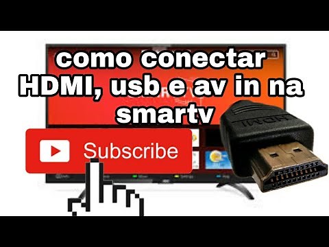 como conectar HDMI na smart TV aoc