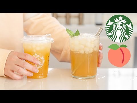 Starbucks Peach Green Tea Lemonade Recipe!