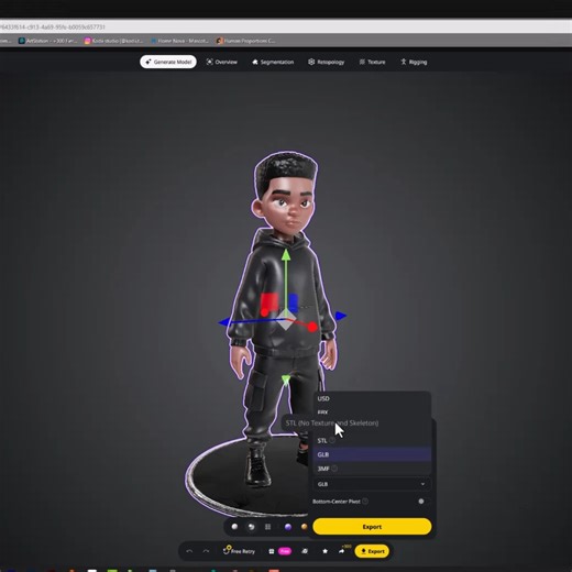 Marcus Kiogora 🇰🇪 on Instagram: "Was tasked with reviewing A.I tools to help speed up workflow. My review Prompt = Stylized black boy in black hoodie. Results: 1. Unusable dense decimated mesh 2. Atrocious textures and UV maps 3. Re-topology would take longer than sculpting. Conclusions: This workflow does not save time or money. It does the opposite. The model cannot be used in the foreground because of low quality. Cannot be used in the background because it is too dense."