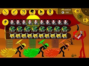 Stick War Legacy | 9999 KAI RAIDER, MINER AND SPEARTON DESTROY ALL MAP | Stick War Legacy Fight
