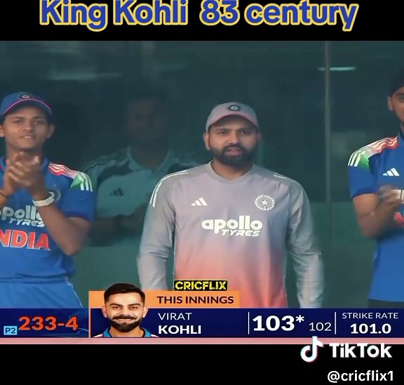The great king Kohli 83 century #trending #kohli #viratkohli #cricflix #savsind
