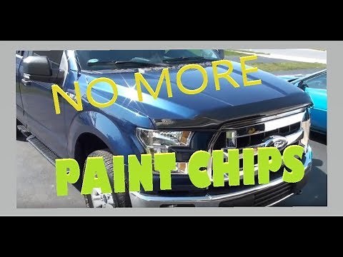 Installing a Hood Bug Shield Deflector - Goodbye Paint Chips!