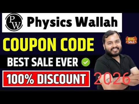 PW Batch Discount Code For all batches 2026 | Physics Wallah Coupon Code | Get ₹500 OFF 💥