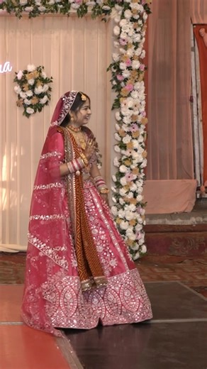 Ghoomar dance by bride | She was tired but this was must to watch performance 👰🏻 #bride #dance
