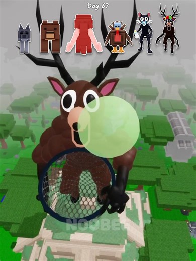 Mob Ball Who Can Make It? 🤔 #99nightintheforest #roblox