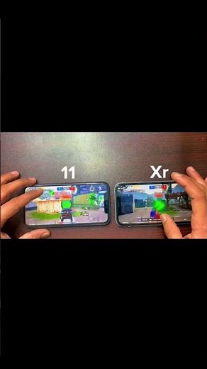 IPhone 11 VS IPhone XR fps test 60 fps 🔥🔥🔥 full smoth best divice for pubg
