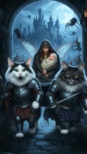 Saving the Fairy Queen and Princess at Midnight 🕷🕸😻🐾🐾🐾🐾😻🧚‍♀️💖✨️