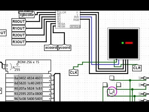 snake game on my 4bit logisim CPU