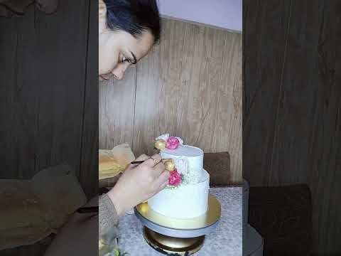 Isomalt Cake Design! #kuhucakes_classes #cakedesign #viralvedio