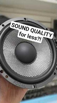 3 Way Component Set for Less! Focal Access Series 165AS3