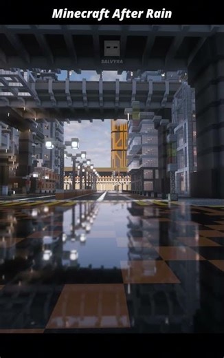 Minecraft After Rain Just Hit Different #minecraft #minecraftrealistic
