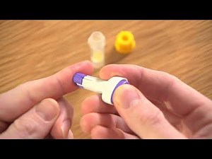 Taking your blood sample