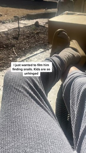 Hilarious Kid's Reaction Finding Snails! OMG Moment