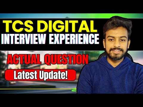 TCS Digital Interview Experience | Latest Questions | Biggest Interview Update