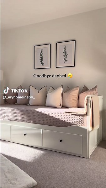 Guest Bedroom Makeover with Ottoman Bed and Scallops