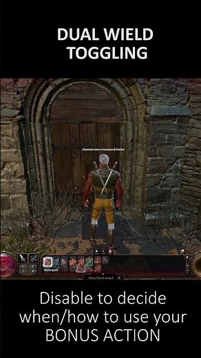 Dual Wield Toggling - BG3 TIP