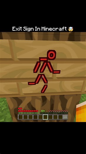 Exit Sign In Minecraft 🤯