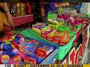 UB: Bentahan ng mga paputok sa Surallah, South Cotabato, matumal pa rin