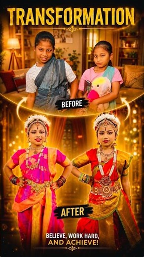 Anu Tanu Classical Journey🥰 #anutanu #jaggubhai #trendingshorts #tomandjerry #classicaldance